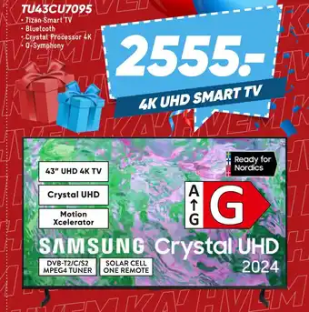 Bilka SAMSUNG TU43CU7095 tilbud