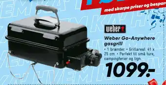 Bilka Weber Go-Anywhere gasgrill tilbud