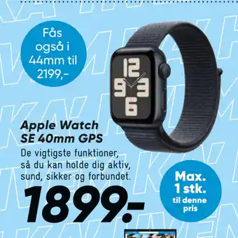 Bilka Apple Watch SE 40mm GPS tilbud