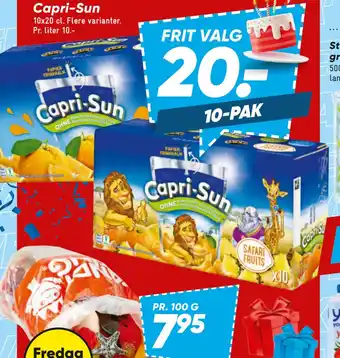 Bilka Capri-Sun tilbud