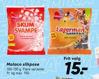 Bilka Malaco slikpose tilbud