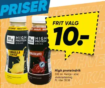 Bilka High proteindrik tilbud