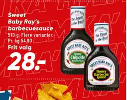 Bilka Sweet Baby Ray’s barbecuesauce tilbud