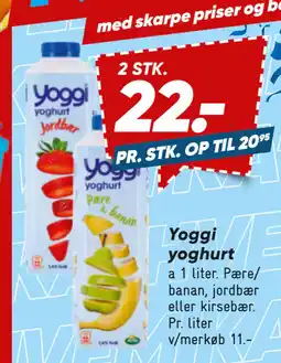 Bilka Yoggi yoghurt tilbud