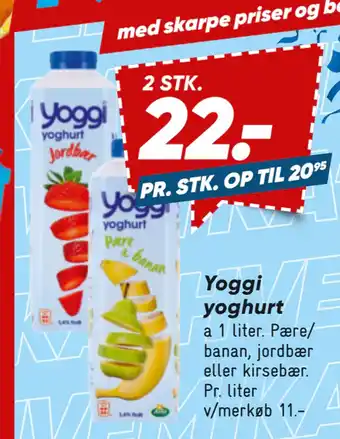 Bilka Yoggi yoghurt tilbud