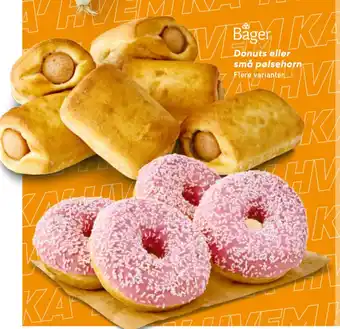 Bilka Donuts eller små pølsehorn tilbud