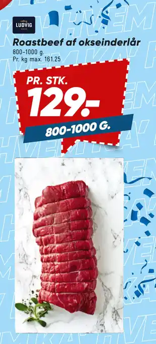 Bilka Roastbeef af okseinderlår tilbud