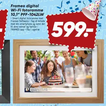 Bilka Frameo digital Wi-Fi fotoramme 10,1” PFF-1042LW tilbud