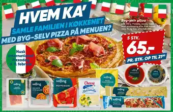 Bilka Byg-selv pizza tilbud