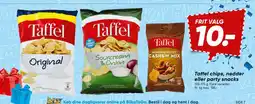 Bilka Taffel chips, nødder eller party snacks tilbud