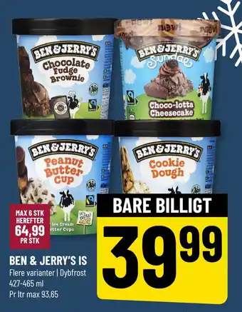 Løvbjerg BEN & JERRY’S IS tilbud