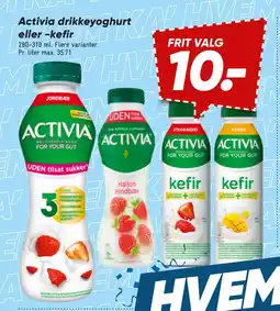 Bilka Activia drikke yoghurt eller -kefir tilbud