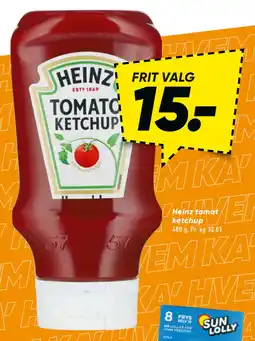 Bilka Heinz tomat ketchup tilbud