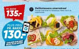 Bilka Delikatessens smørrebrød tilbud