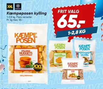 Bilka Kæmpeposen kylling tilbud