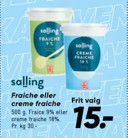 Bilka Fraiche eller creme fraiche tilbud