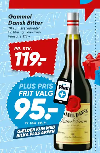 Bilka Gammel Dansk Bitter tilbud