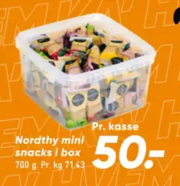 Bilka Nordthy mini snacks i box tilbud