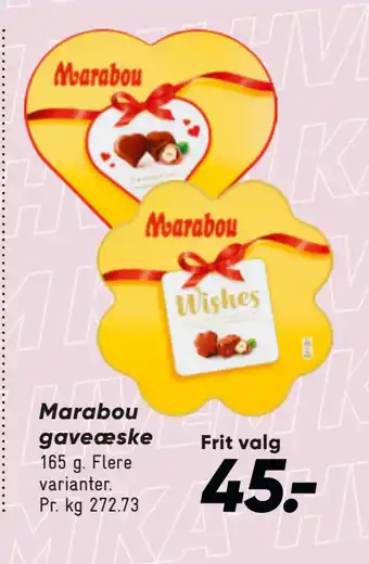 Bilka Marabou gaveæske tilbud