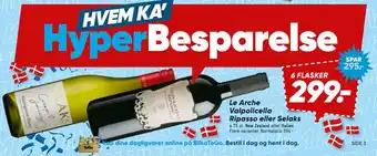 Bilka Le Arche Valpolicella Ripasso eller Selaks tilbud