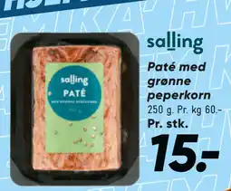 Bilka Paté med grønne peperkorn tilbud