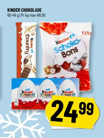 Løvbjerg KINDER CHOKOLADE tilbud