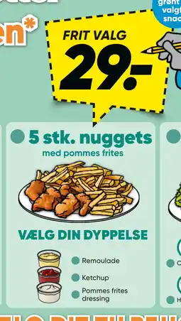 Bilka 5 stk. nuggets tilbud