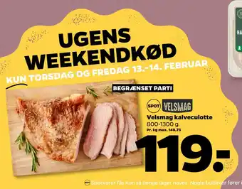 Netto Velsmag kalveculotte tilbud