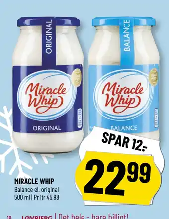 Løvbjerg MIRACLE WHIP tilbud