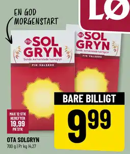 Løvbjerg OTA SOLGRYN tilbud