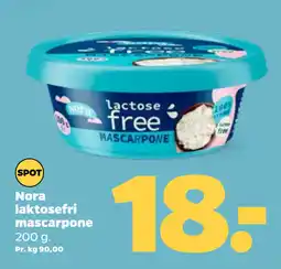 Netto Nora laktosefri mascarpone tilbud