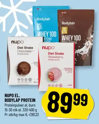 Løvbjerg NUPO EL. BODYLAP PROTEIN tilbud