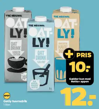 Netto Oatly havredrik tilbud