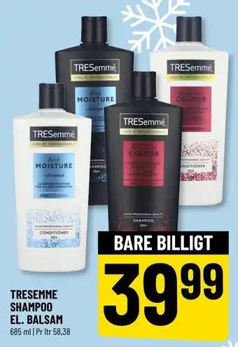 Løvbjerg TRESEMME SHAMPOO EL. BALSAM tilbud