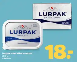 Netto Lurpak smør eller smørbar tilbud