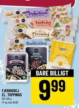 Løvbjerg FÆRDIGDEJ EL. TOPPINGS tilbud