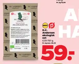 Netto H.C. Andersen økologisk ost tilbud