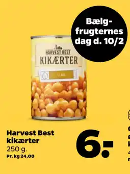 Netto Harvest Best kikærter tilbud