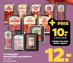 Netto La Campagna udenlandske specialiteter tilbud