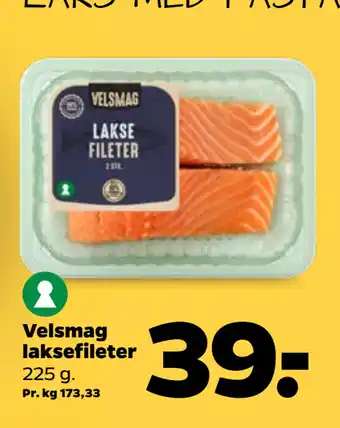 Netto Velsmag laksefileter tilbud