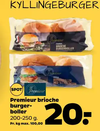 Netto Premieur brioche burgerboller tilbud