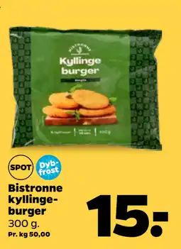 Netto Bistronne kyllingeburger tilbud