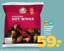 Netto Hot wings af dansk kylling tilbud