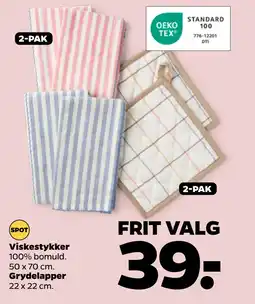 Netto Viskestykker tilbud