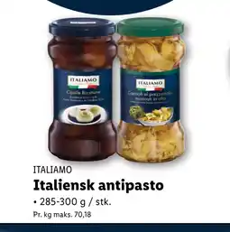 Lidl Italiensk antipasto tilbud