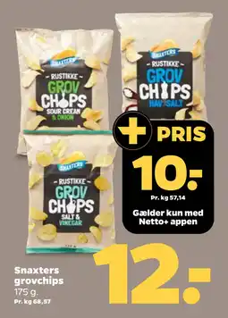 Netto Snaxters grovchips tilbud