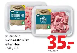 Lidl Skinkestrimler eller -tern tilbud