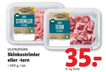 Lidl Skinkestrimler eller -tern tilbud