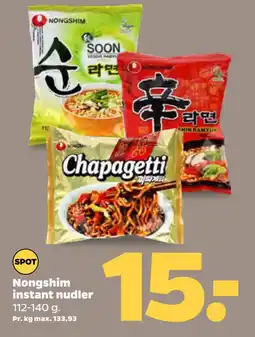 Netto Nongshim instant nudler tilbud