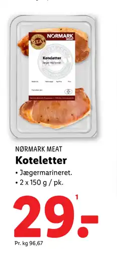 Lidl Koteletter tilbud